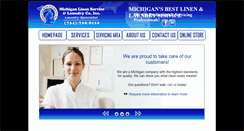 Desktop Screenshot of michiganlinenservice.com